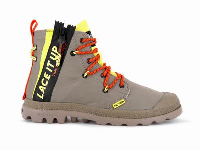 Botas Palladium PAMPA LITE LACE IT Hombre Verde | Costa Rica-24905